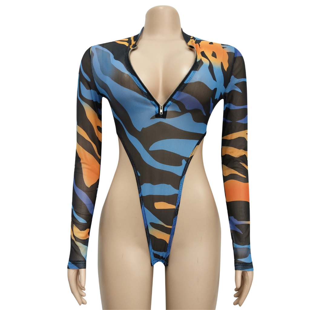 ชุดเซท ซีทรู บอดี้สูท+กางเกง 2 ชิ้น สุดแซ่บ ST3381