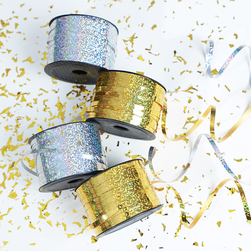 เส้นวิ๊ง ม้วนใหญ่ ริบบิ้น ผูกลูกโป่งตกเเต่ง พร้อมส่งในไทย