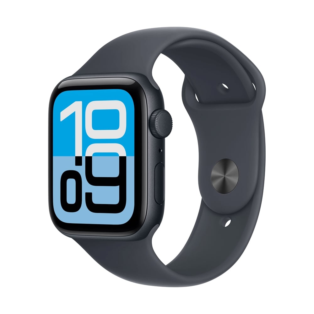 Apple Watch SE 3 GPS + Cellular 44mm Midnight Aluminium with Midnight Sport Band - S/M