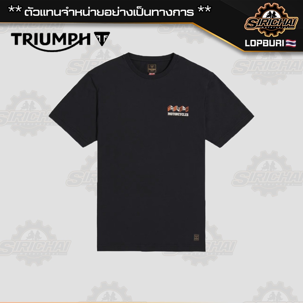 เสื้อยืด Triumph GOOD VIBES BLACK MTSS25131
