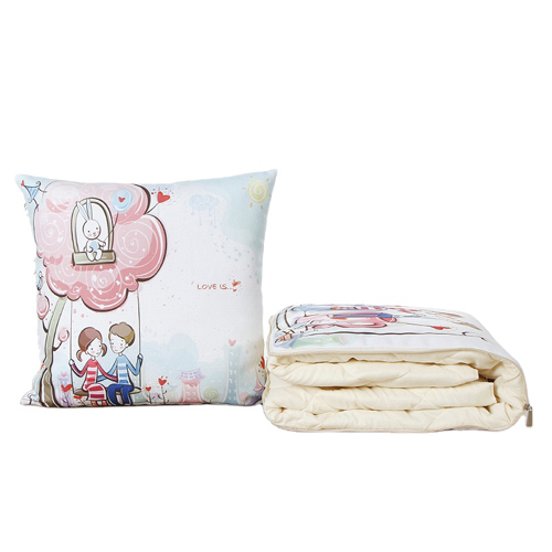 หมอนผ้าห่ม ทรงสี่เหลี่ยม FPL005