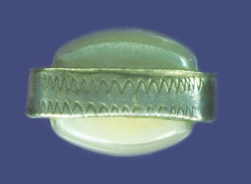 A5470 พระพุทธโสธร เลี่ยมพลาสติกจับขอบเงินเก่า ไม่ทราบที่และปีสร้าง 3