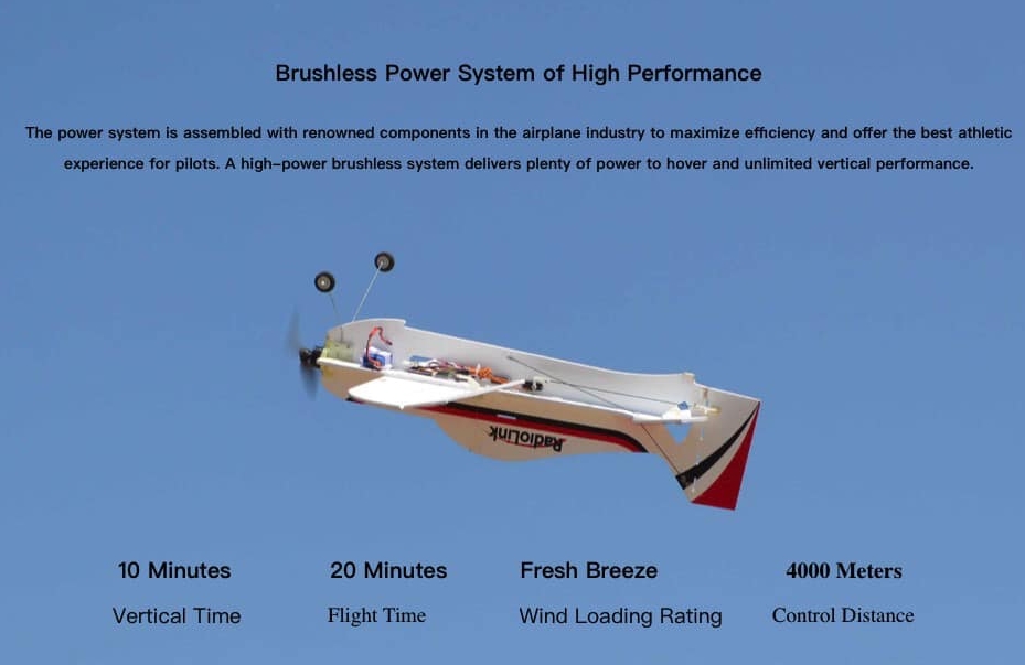 Radiolink เครื่องบิน 3D A560 Aerobatics Fixed Wing บินง่าย ไจโร 6แกน มือใหม่บินได้ แกะกล่องพร้อมเล่น อุปกรณ์มาครบ