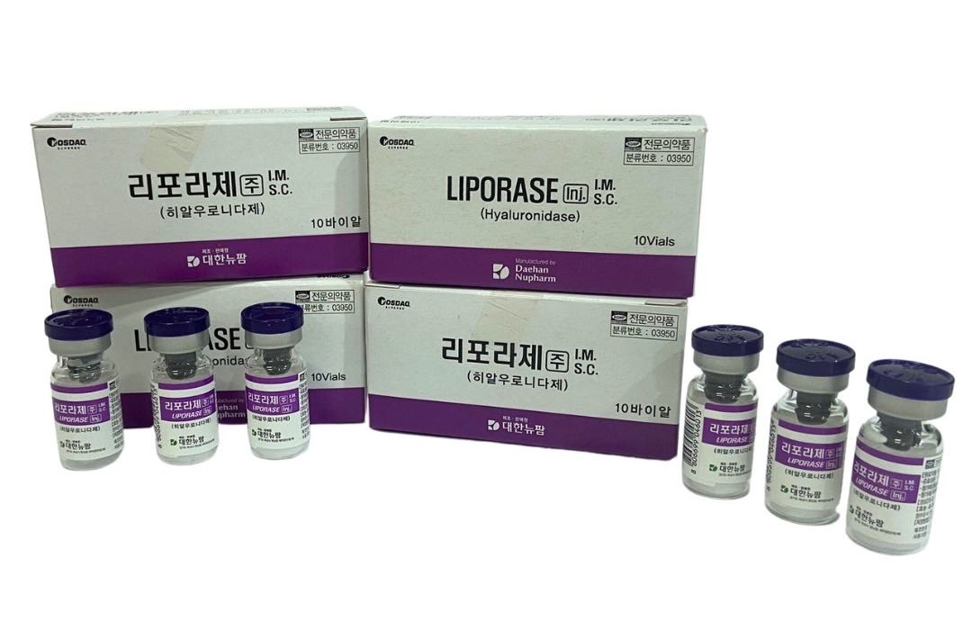 Liporase Hyaluronidase 1500 I.U. (Korea) สลายฟิลเลอร์ สลายไขมัน