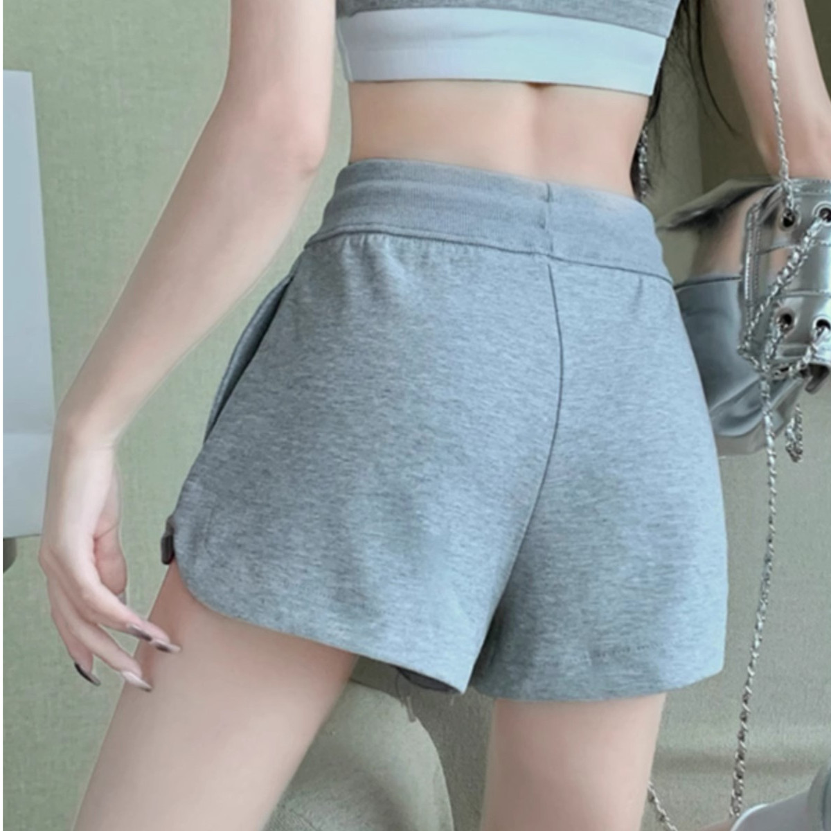 กางเกงขาสั้น กางเกงผ้านิ่ม พร้อมส่งในไทย