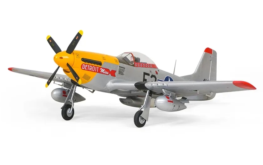 เครื่องบินไฟฟ้า Arrows Hobby P-51D Mustang 1100mm PNP ในชุด ไม่รวมรีโมท รีซีฟ และ แบต ต้องซื้อเพิ่ม