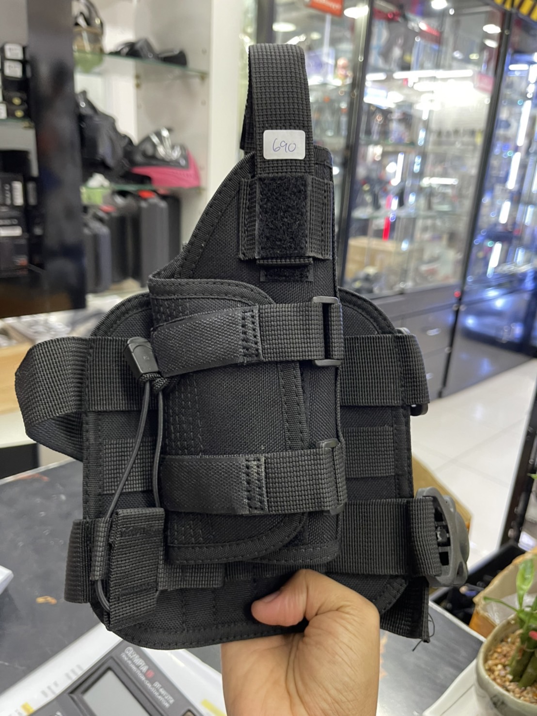 ซองรัดขา BBT มีเพลทรองต้นขา ผ้า 1000D