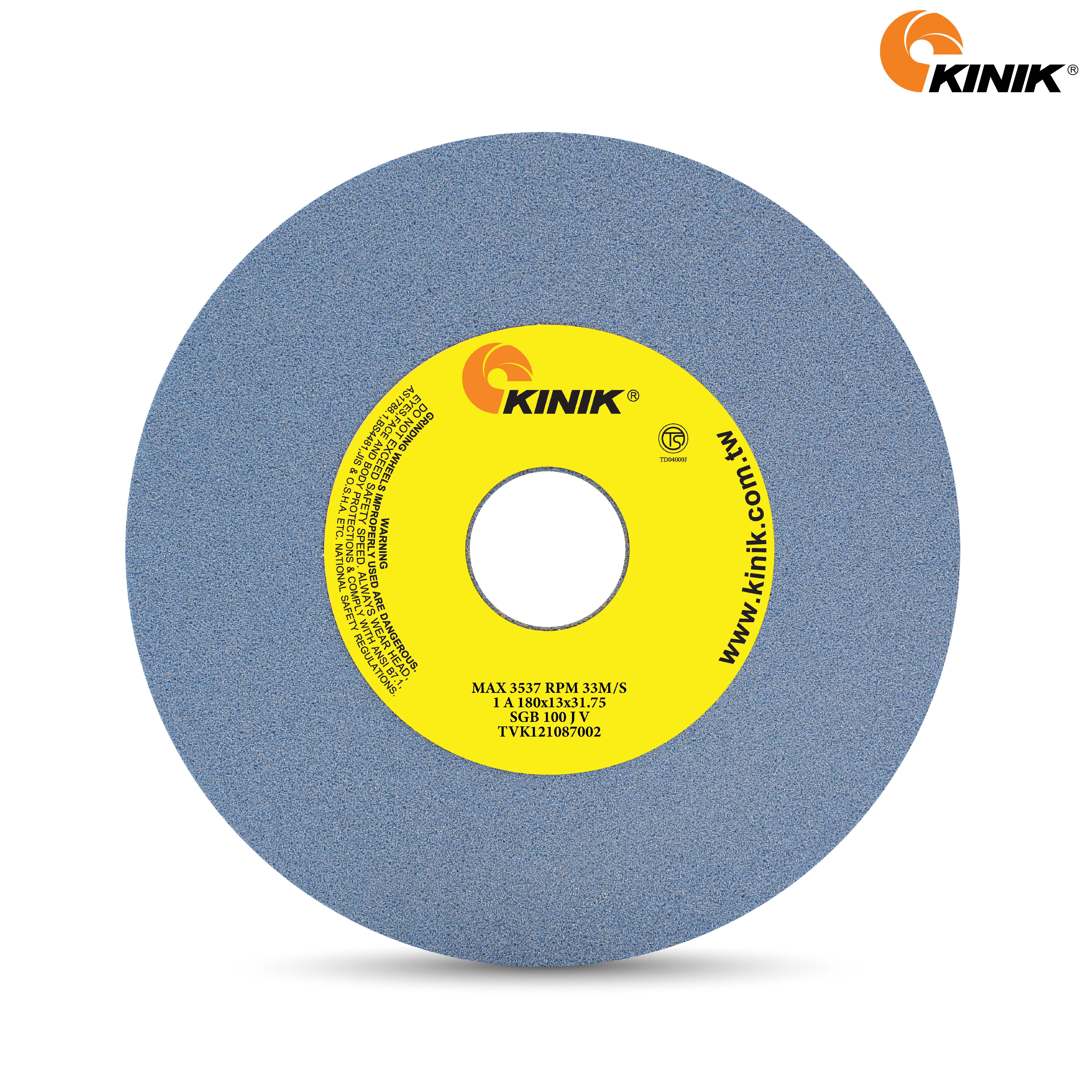 หินเจียร KINIK SGB100JV1A 180x13x31.75 mm.