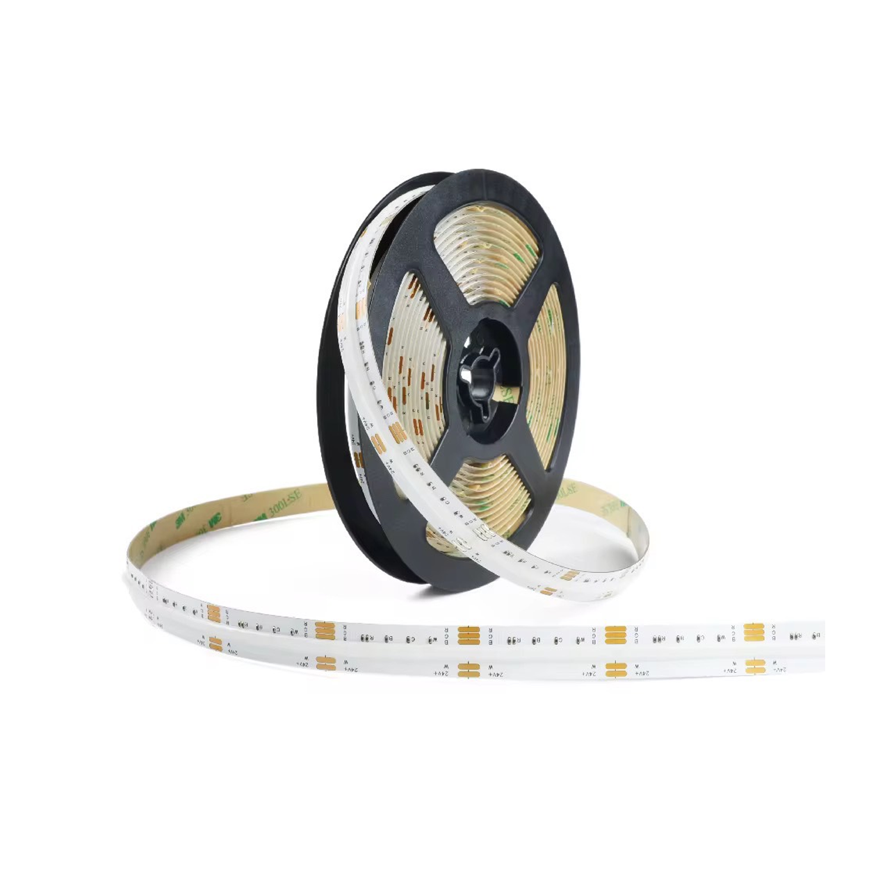 ไฟเส้น ไฟริบบิ้น LED Strip Light COB 16W, 24V, RGBW (Warm White 3000K) CRI90, 848lm, IP65, Heat Shrink Tube, Size 12 mm.