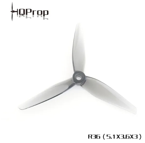 HQProp Racing Prop R36(5.1X3.6X3) (2CW+2CCW)-Poly Carbonate 1ถุง 4ใบ สุ่มสี