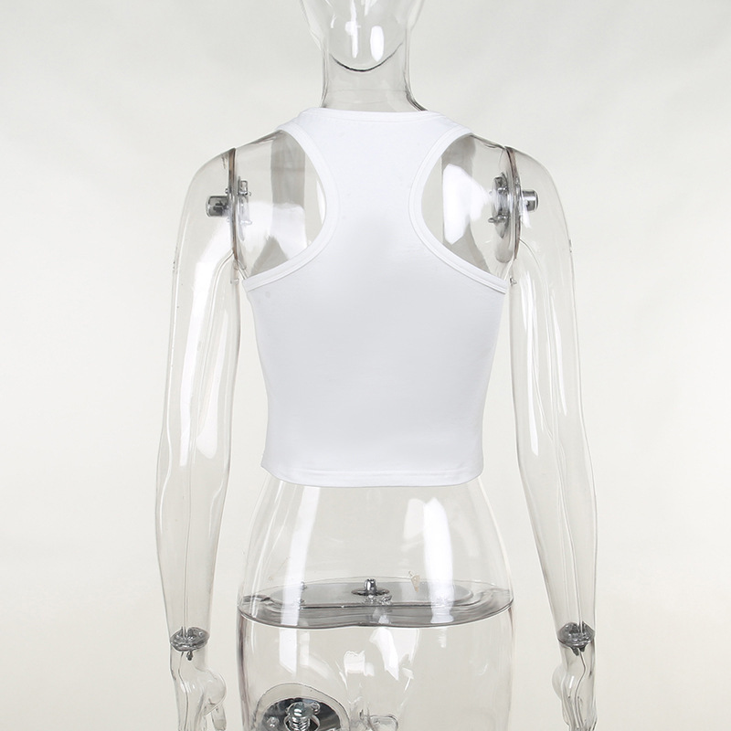 เสื้อกล้ามสตรีท สกีนอักษร รหัส CN04