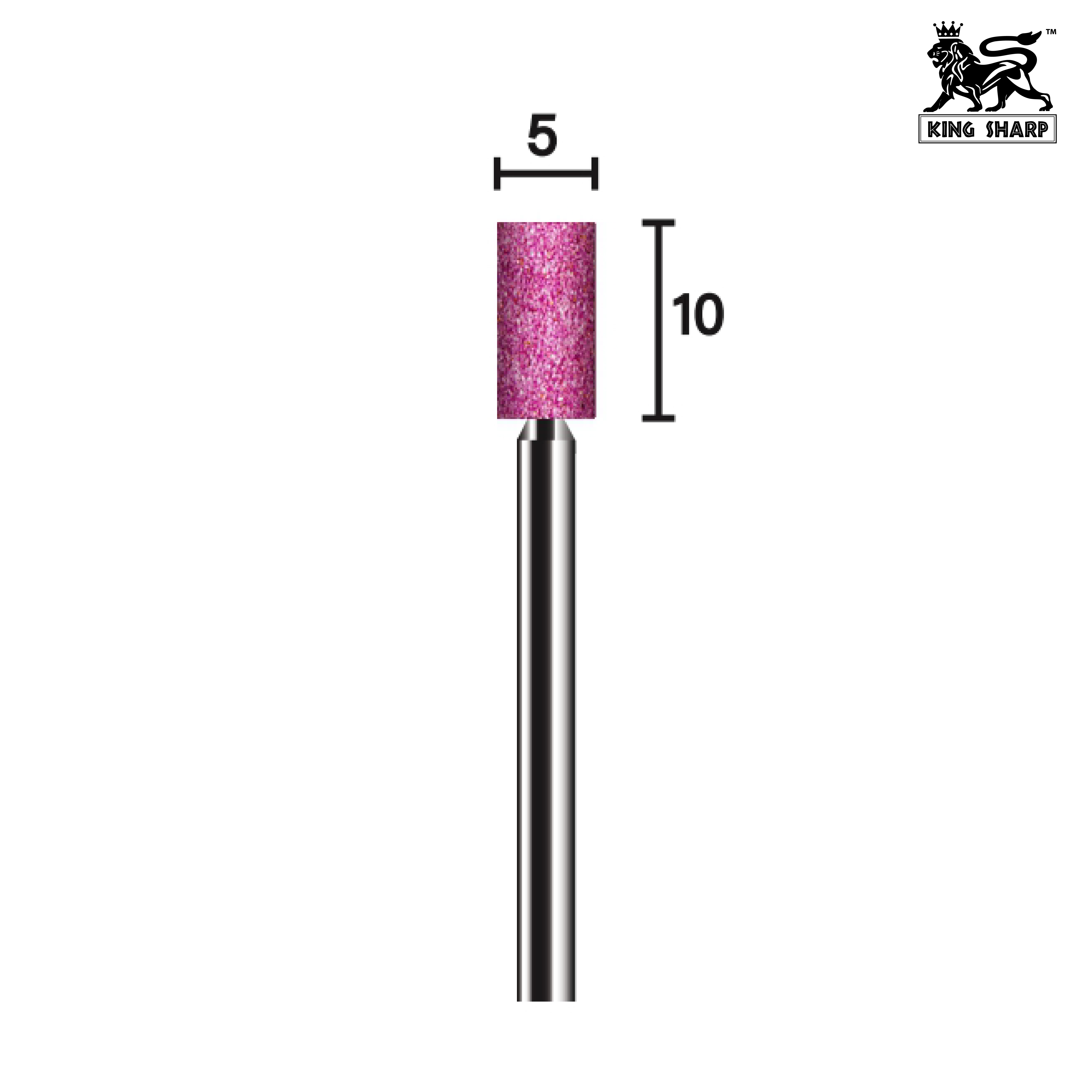 หินเจียรมีแกน KINGSHARP WS150 PA80QV40 5x10x3 mm.