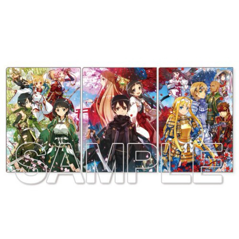เซ็ตแฟ้ม SAO -ซอร์ดอาร์ตออนไลน์ [Sword Art Online Abec -Clear File- Set 3]