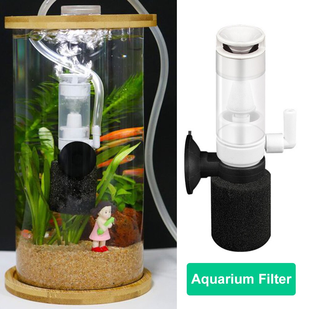 MARINE BLUE MINI FILTER(กรองฟองน้ำขนาดเล็ก สำหรับตู้ปลาขนาดเล็ก โหลเลี้ยงปลา ตัวเล็กแต่ประสิทธิภาพสูง กรองน้ำใสสะอาด)