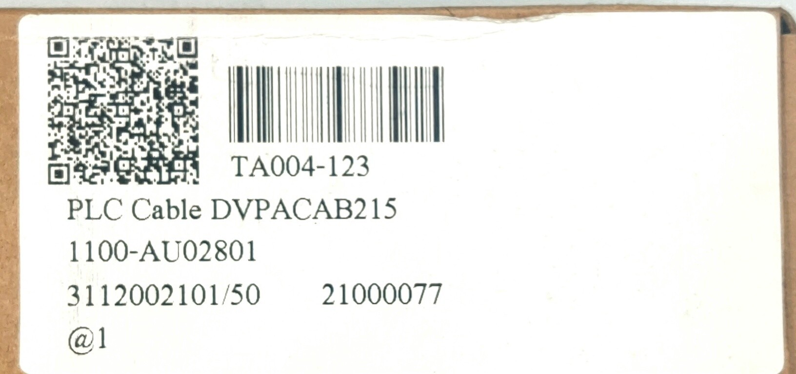 Delta PLC Accessories DVPACAB215 Program Upload/Download Cable, PC (25&9 PIN D-SUB)<->PLC / 1.5M