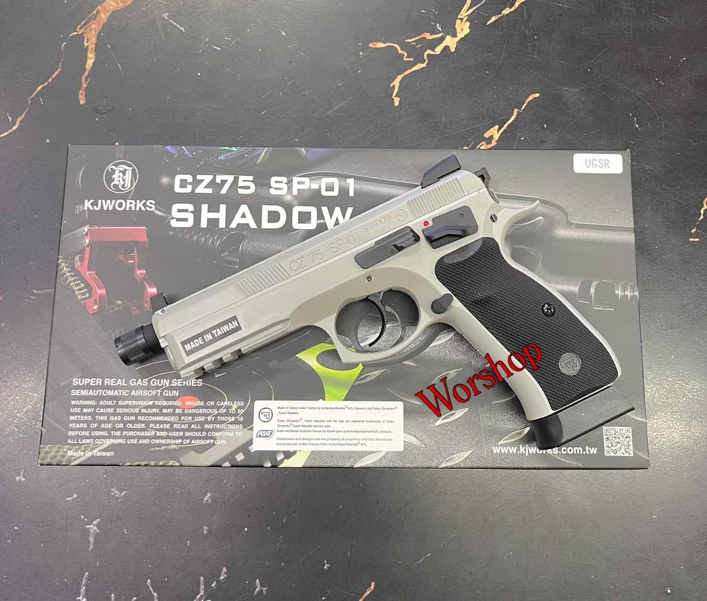 CZ 75 SP-01 Shadow Urban Grey GBB - KJ Works
