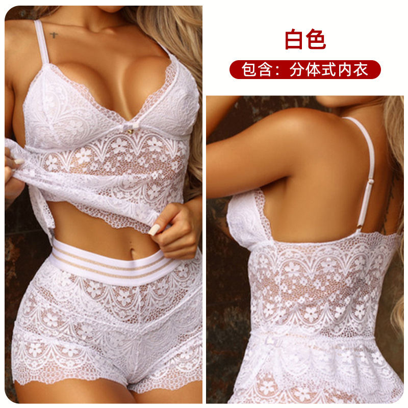 เซทลูกไม้ เสื้อ+กางเกง รหัส X318-L