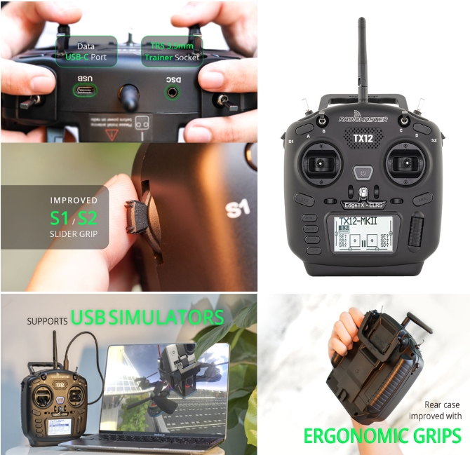 RadioMaster TX12 Mark2 Multi-Protocol OpenTX 2.4GHz 4in1