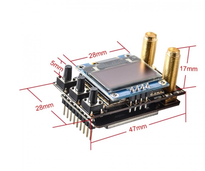 AKK Diversity RX 5.8GHz -93 to -95dbi 48 CH Diversity FPV Receiver RX โมดูลสำหรับแว่น Fatshak , Skyzone และอืนๆ