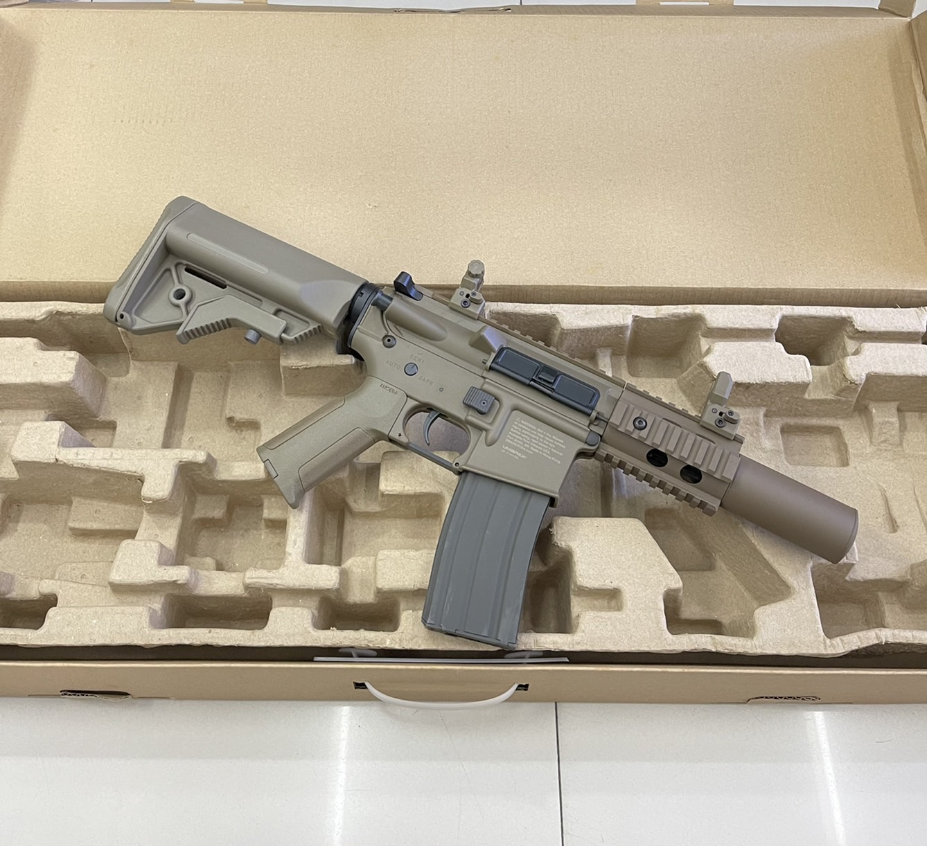 M4 CQC AEG ABS ทราย - ARES