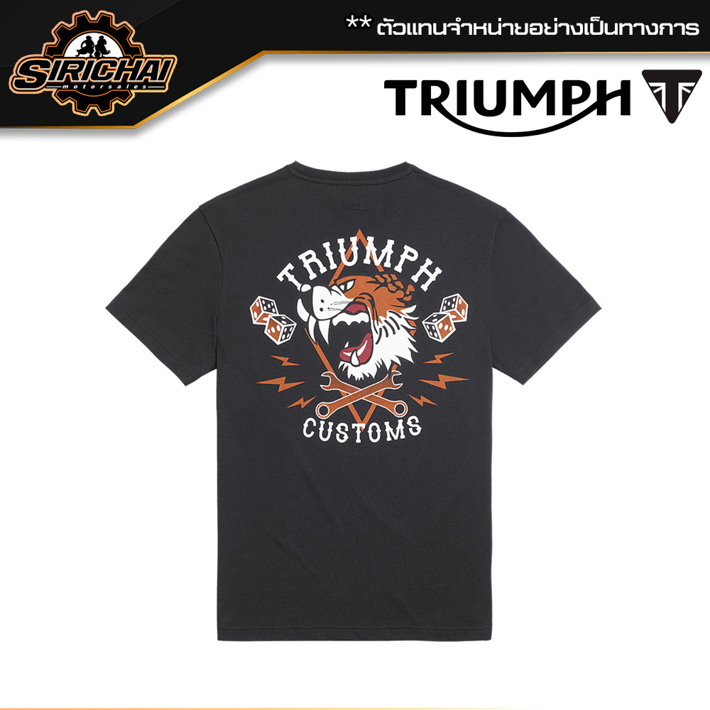 เสื้อยืด Triumph MTSS22024 ของแท้ 100%✅ ( 📌แนะนำลด 1 ไซส์จากปกติ ไซส์ยุโรปคับ )
