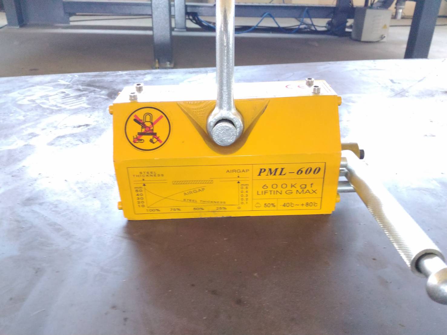 UCON PML-100 Magnetic lifter แม่เหล็กยกงาน แม่เหล็กถาวร ขนาด 100kg