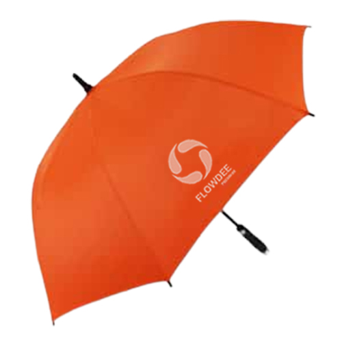 ร่มตอนเดียว สีส้ม 28นิ้ว พรีเมี่ยม FUM079
