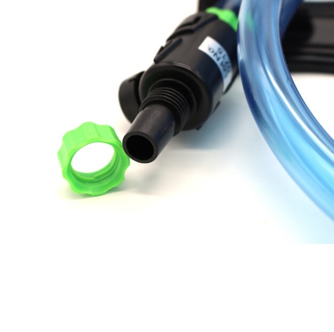 ที่ดูดขี้ปลา WarmTone WT-228B (สำหรับถ่ายน้ำตู้ปลา แบบเขย่า พร้อมตะแกรงกันปลา วาล์วน้ำ และสายยาง )