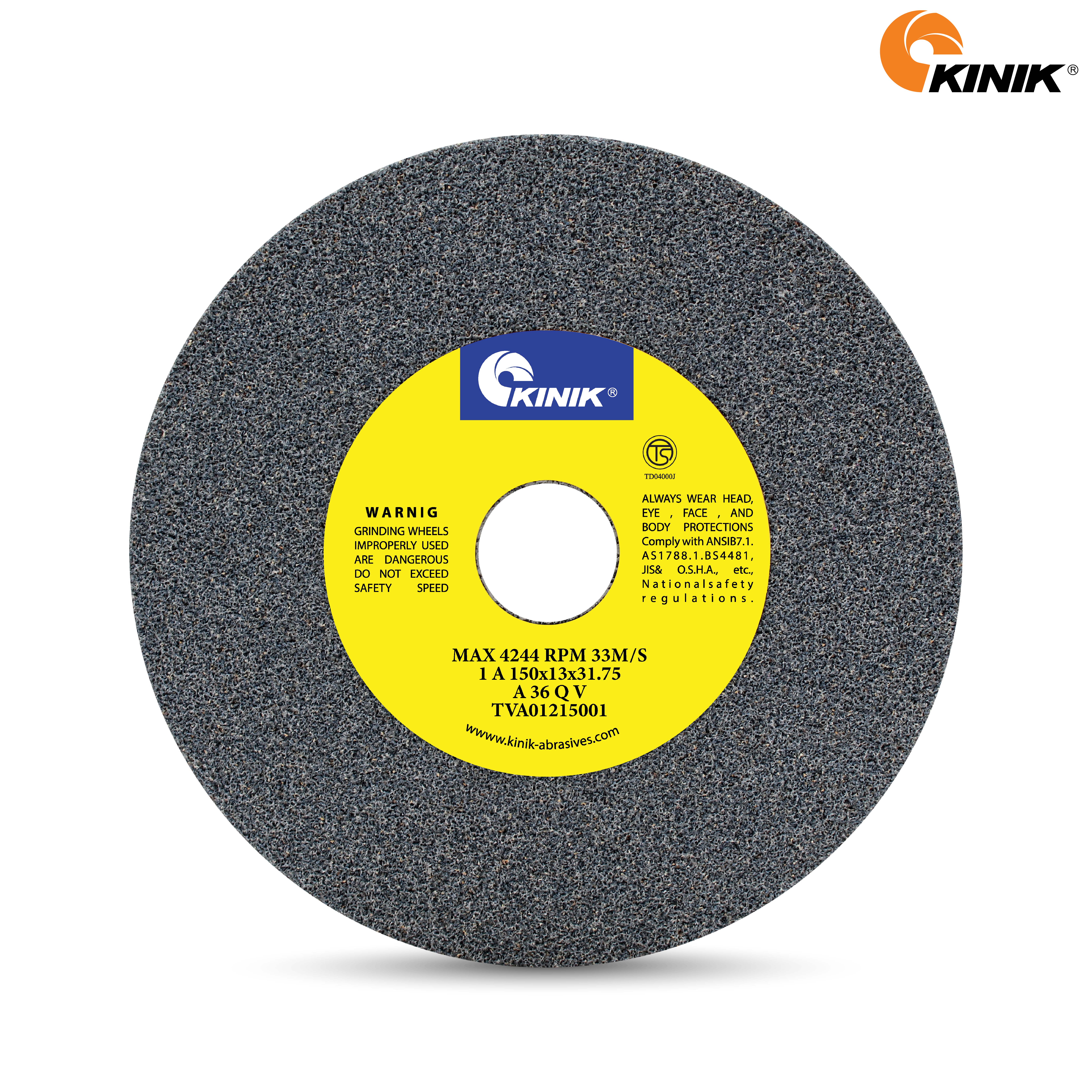 หินเจียร KINIK A36QV1A 150x13x31.75 mm.