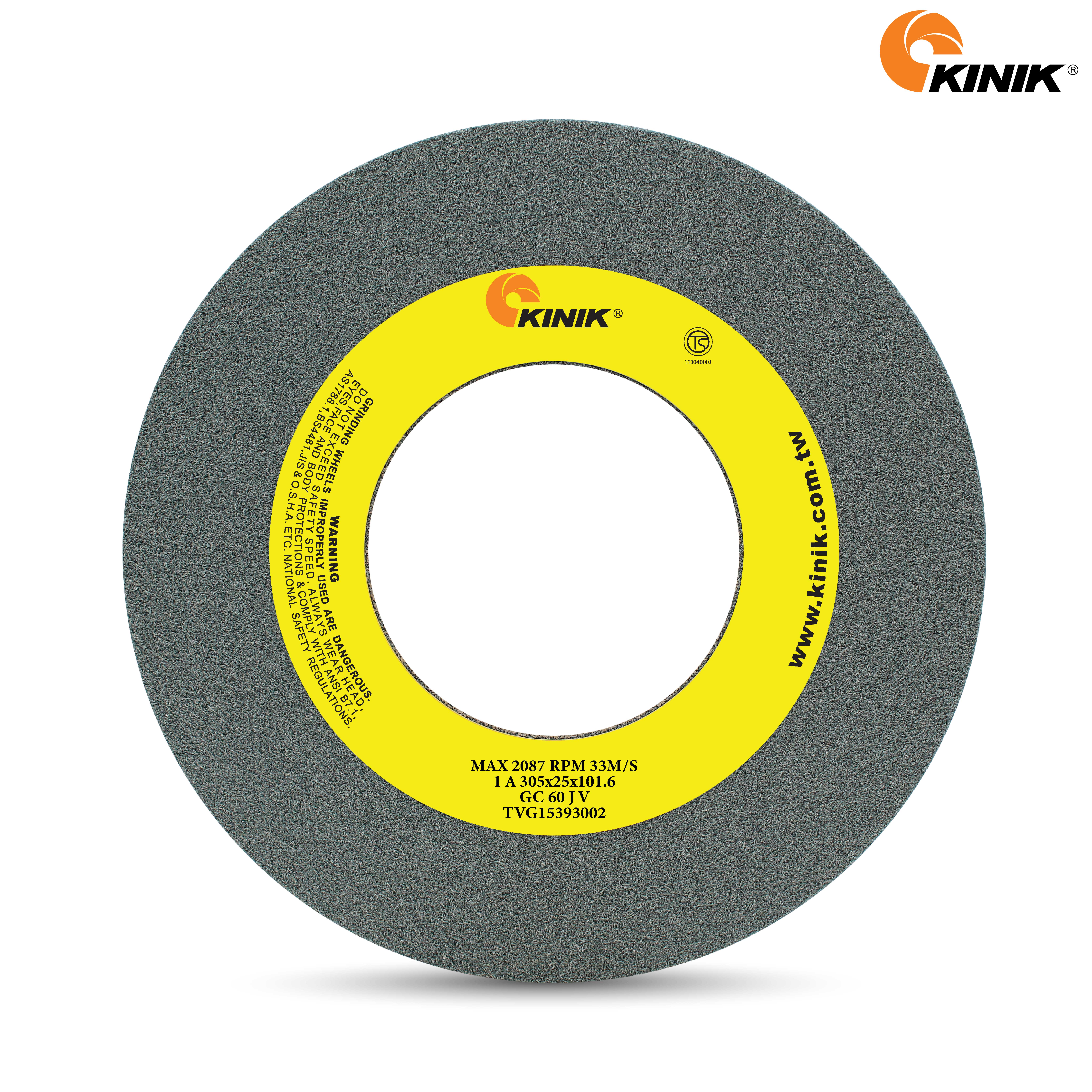 หินเจียร KINIK GC60JV1A 305x25x101.6 mm.