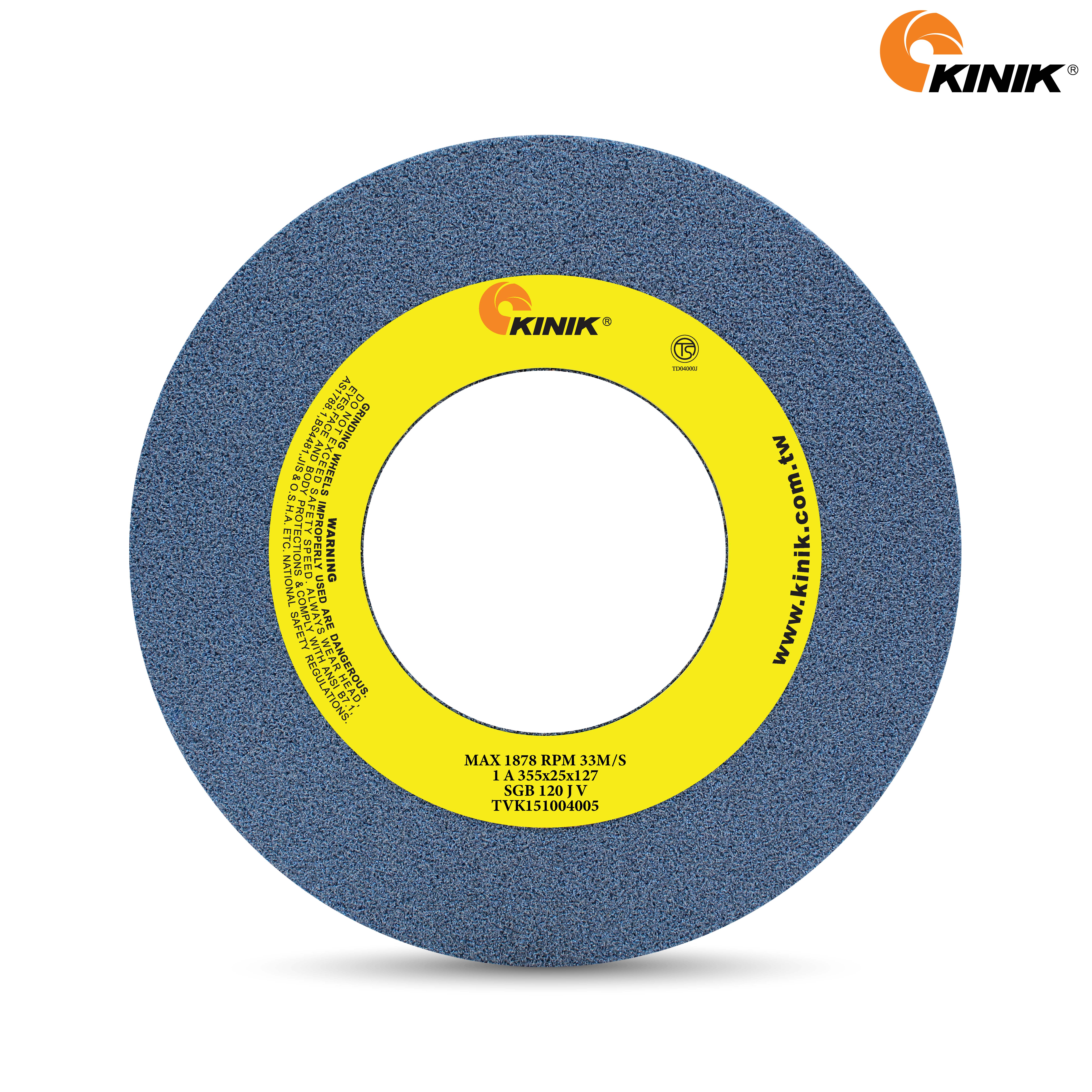 หินเจียร KINIK SGB120JV1A 355x25x127 mm.