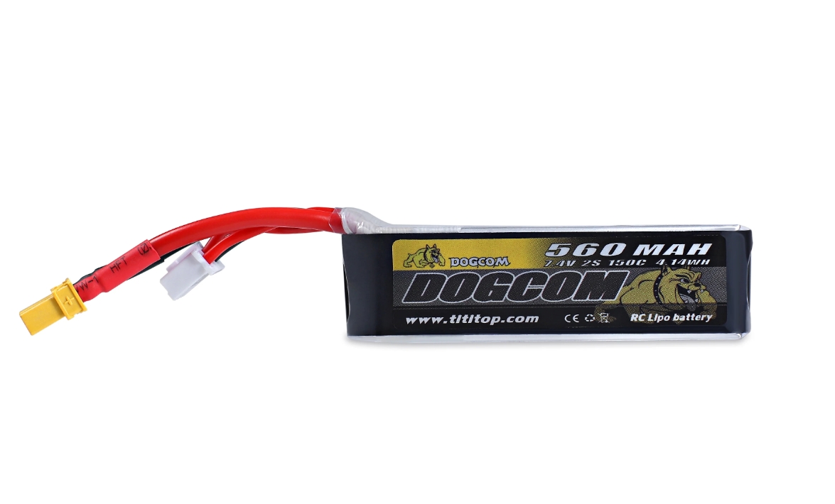 DOGCOM 2S 450 550 560 650 850MAH 150C XT30 LIPO BATTERY แรงๆ