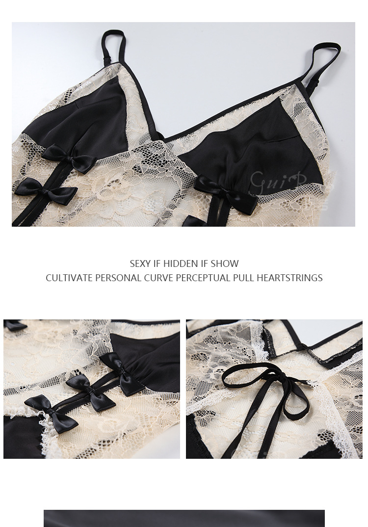 ชุดนอนซาติน สไตล์ฝรั่งเศษ 💥พร้อมส่งในไทย💥