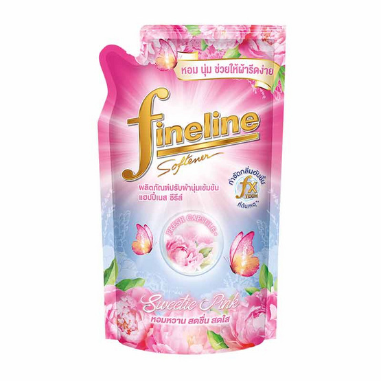 8851989033792 580ML. ไฟไลน์ปรับผ้านุ่มแฮปปี้เนสสวีทตี้พิ้งค์/ชมพู