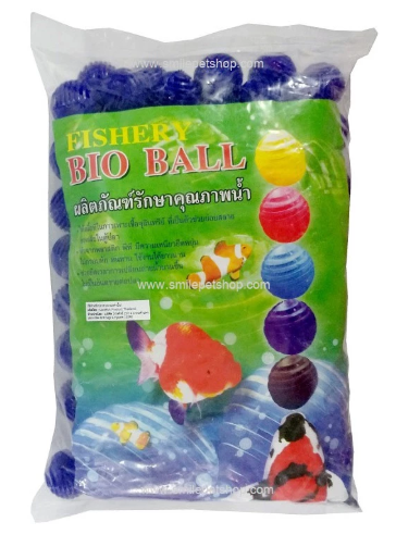 Fishery Bioball (ไบโอบอลอย่างดี สำหรับทำระบบกรองน้ำ)