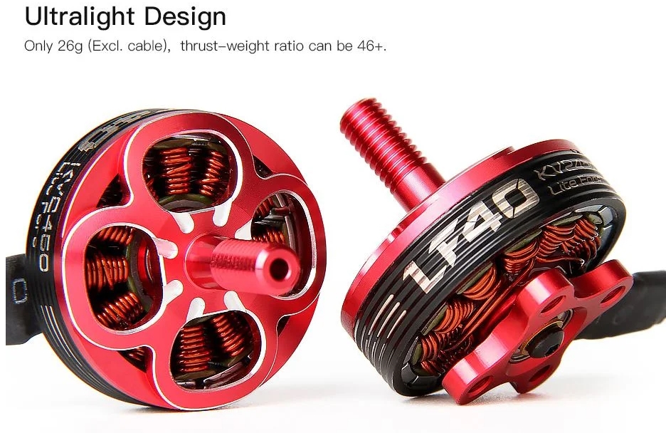 T-MOTOR LF40 2305 2450Kv FPV Brushless Motor 3-4S ชุด 4ตัว