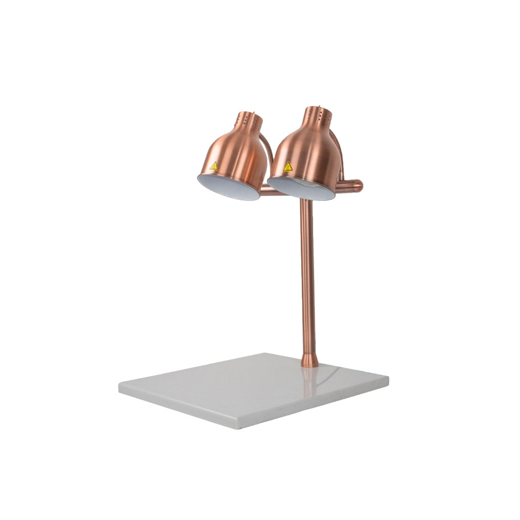 โคมไฟตั้งโต๊ะอุ่นอาหาร Table Heating lamp Food Buffet (Adjustable), Metal + marble E27x2 Max 300W (BF07)