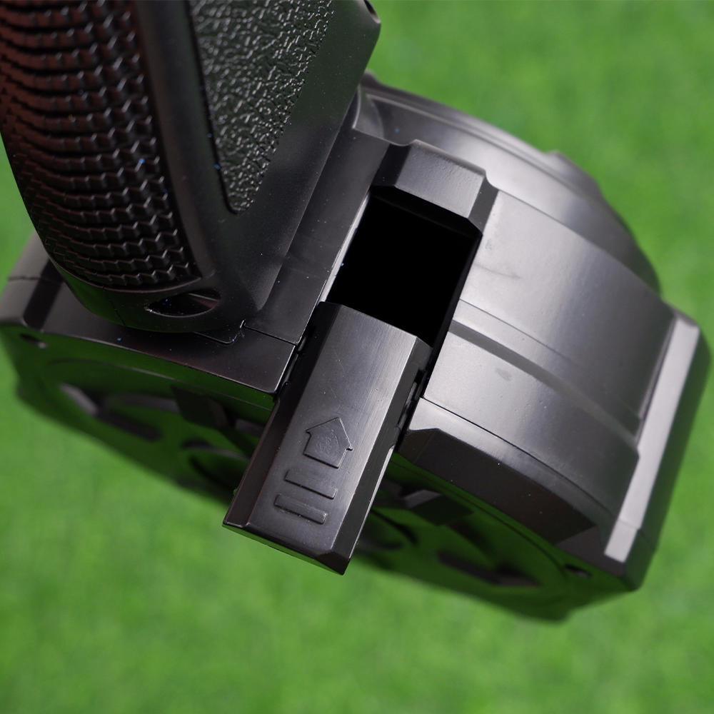 (10)GLOCK สีดำแดง ปืนเจลไฟฟ้า ของเล่น ยิงรัวได้ ชักยิงได้