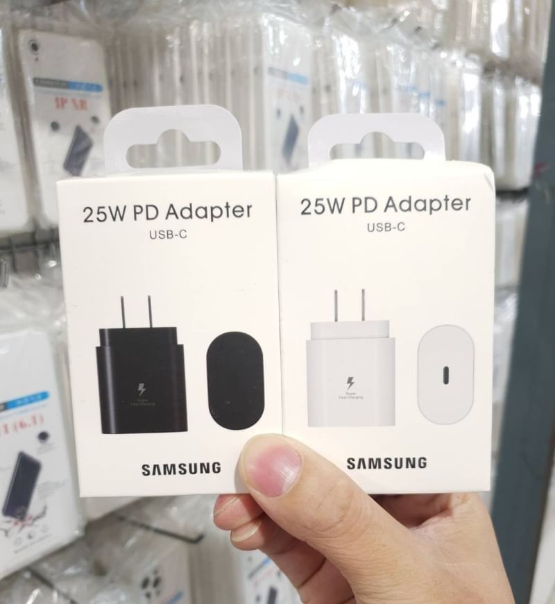 หัวชาร์จ Samsung 25W PD Adapte USB-C (ขาแบน)