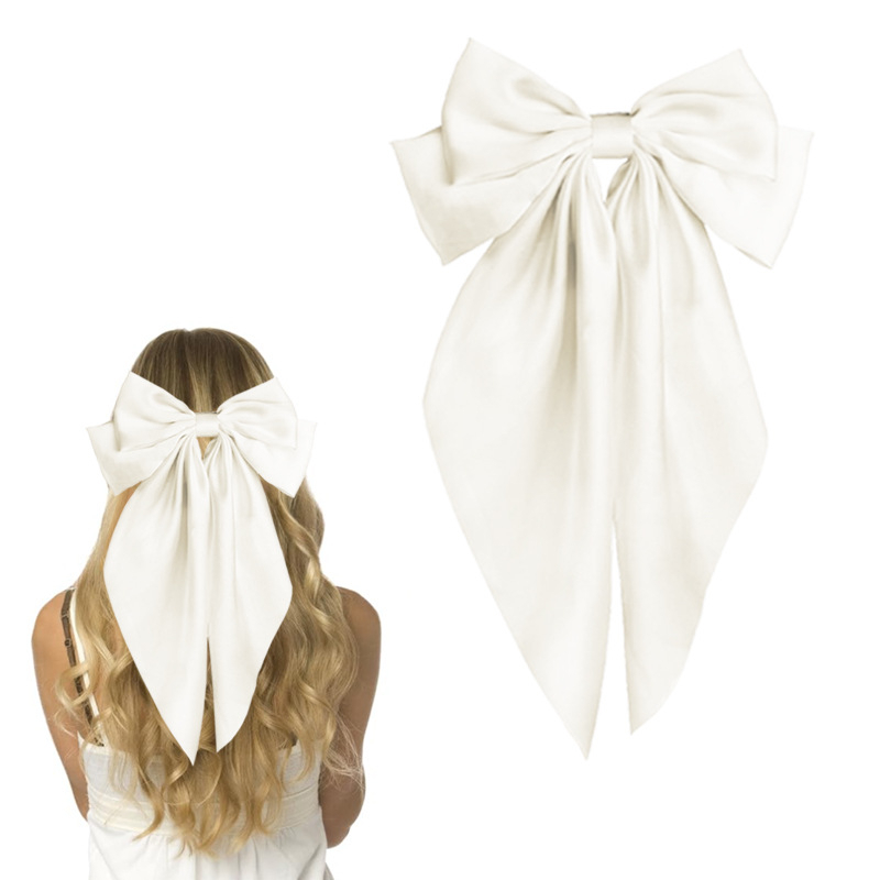 กิ๊บติดผม กิ๊บหนีบผม โบว์ สไตล์เกาหลี หรูหรา แฟชั่นสําหรับผู้หญิง