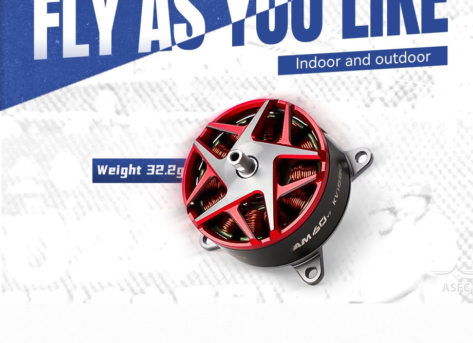 T-motot AM60 V2 3D/4D KV1550/KV1880 F3P 2-3S มอเตอร์ไร้แปรงสําหรับ RC Fixed-Wing