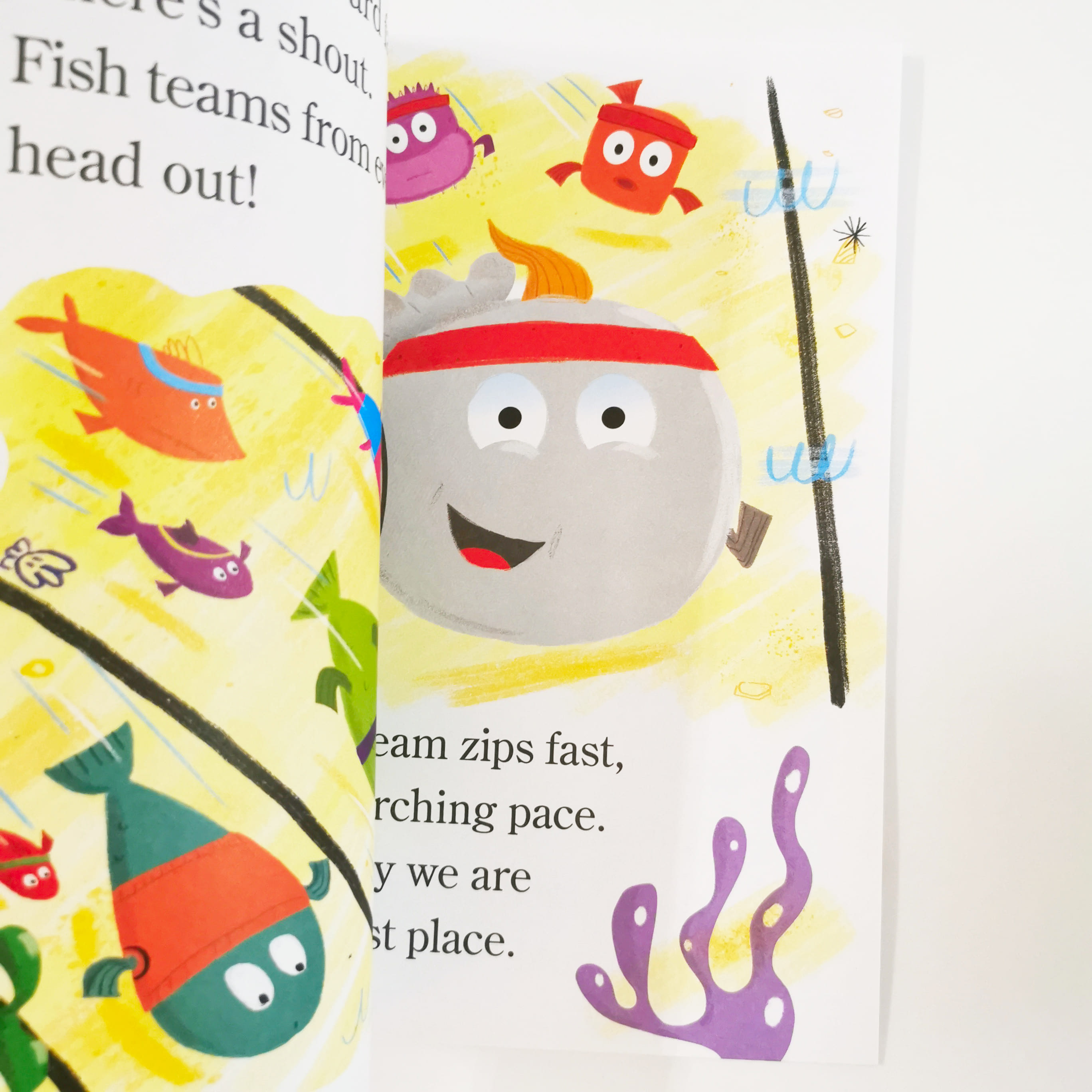 Racing the Waves (School of Fish)