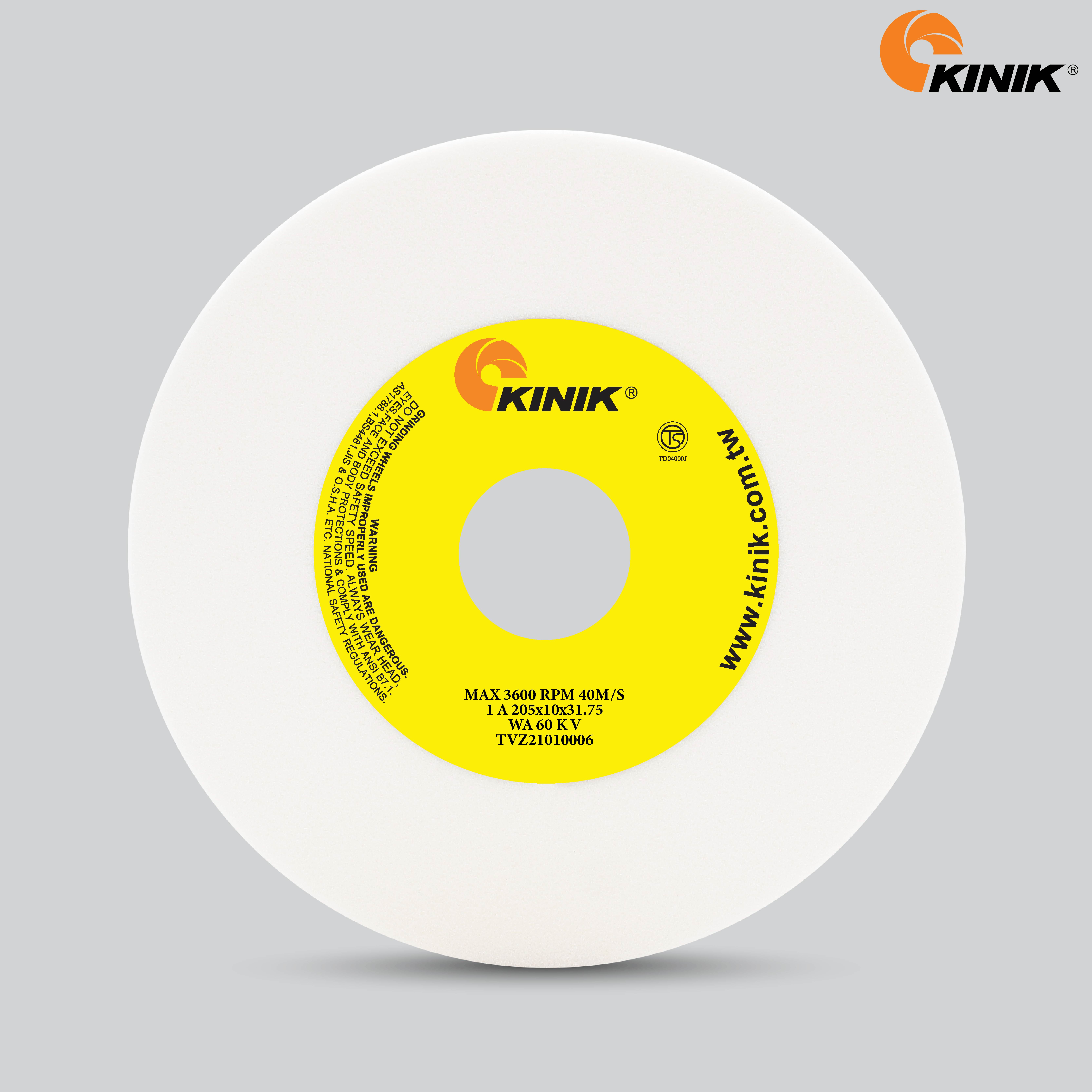 หินเจียร KINIK WA60KV1A 205x10x31.75 mm.