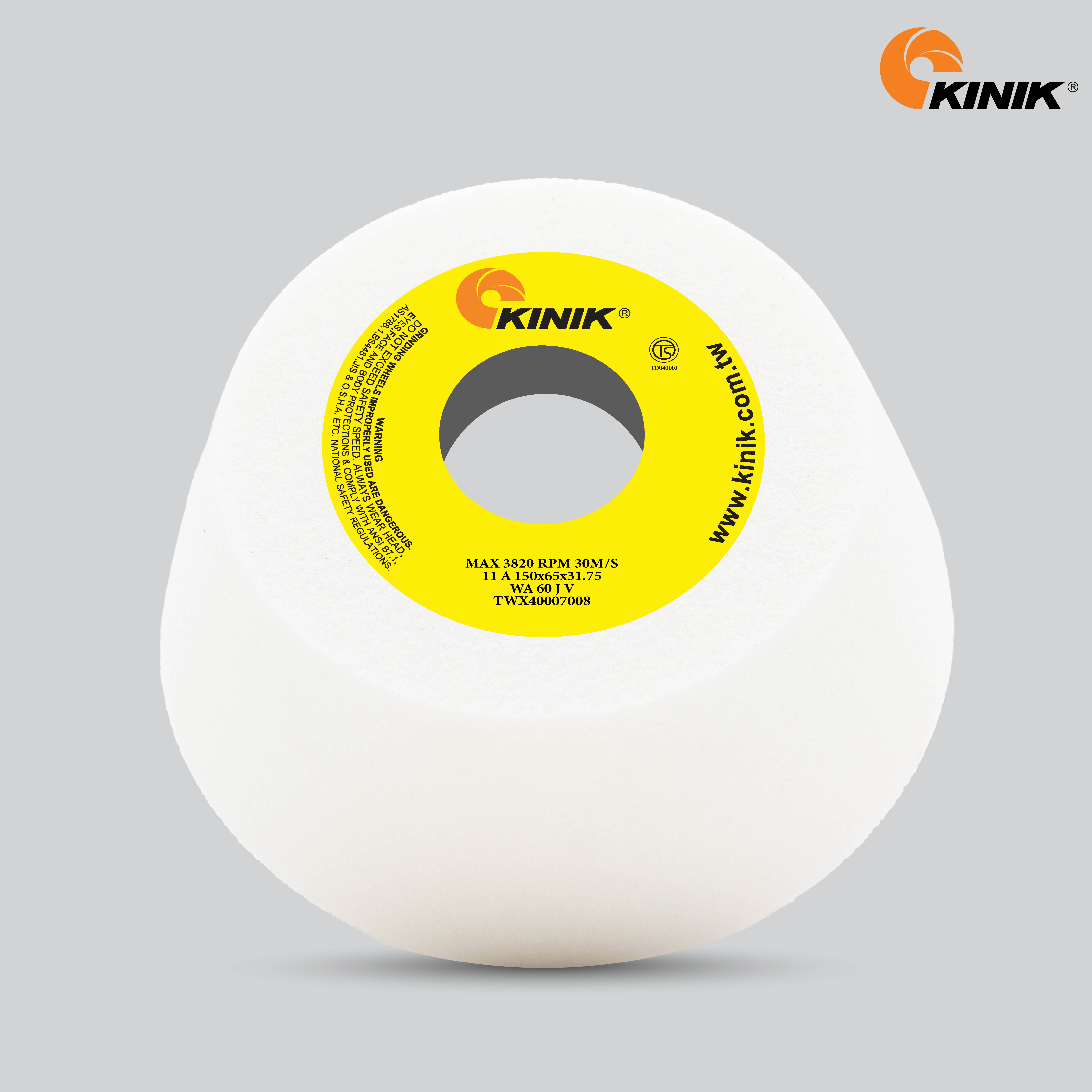 หินถ้วยเทเปอร์ KINIK WA60JV11A 150x65x31.75 mm.