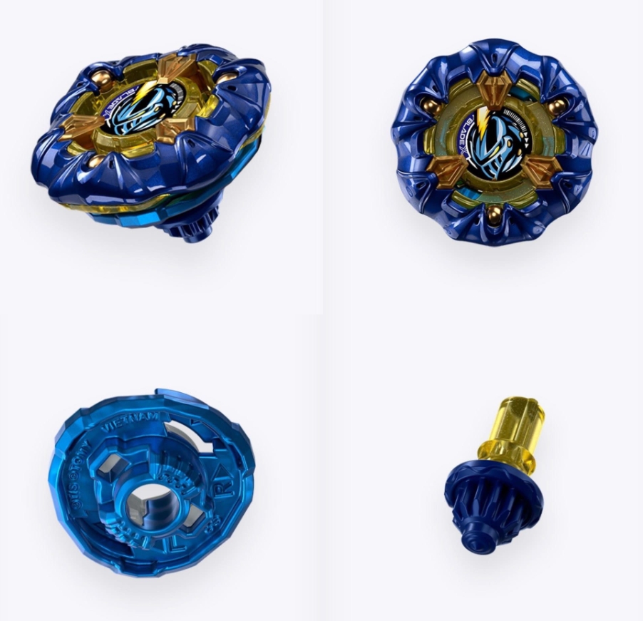 Takara Tomy BEYBLADE X UX-00 Booster NightMail 3-85BS Metal Coat Navy ตัวสีพิเศษ ได้จากการสุ่มในแอป