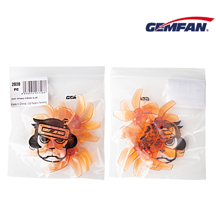 Gemfan D51 2020 2Inch Ducted 4 Blade Prop 2x2x4 รูกลาง 1.5mm ใบพัด 2นิ้ว 1ถุง 8ใบ