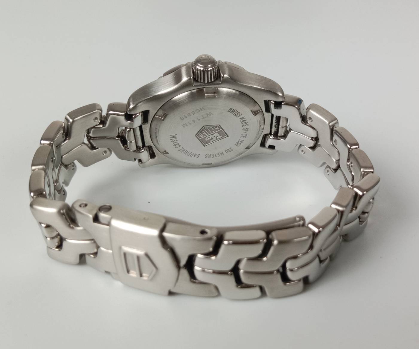 24.TAG Heuer Link Mother of Pearl Link Watch WT141M BA0560 พร้อมกล่องแท้+คู่มือ ใบรับประกัน