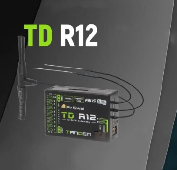 FrSky TD R12 - Ricevente DualBand 2.4GHz & 900MHz - Long Range - ACCESS
