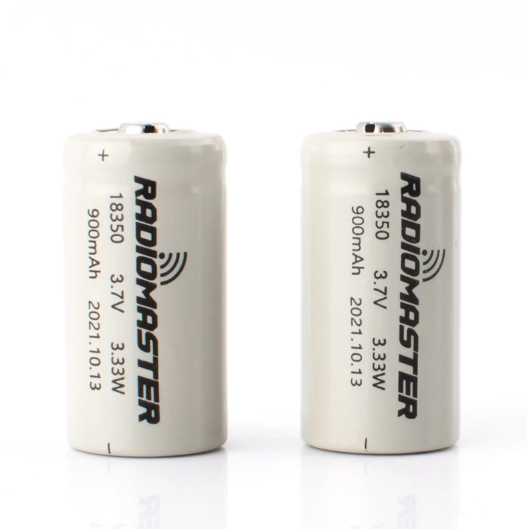 Radiomaster 900mah 3.7v Li-ion 18350 Cells for Zorro Radio Controller (2pcs)