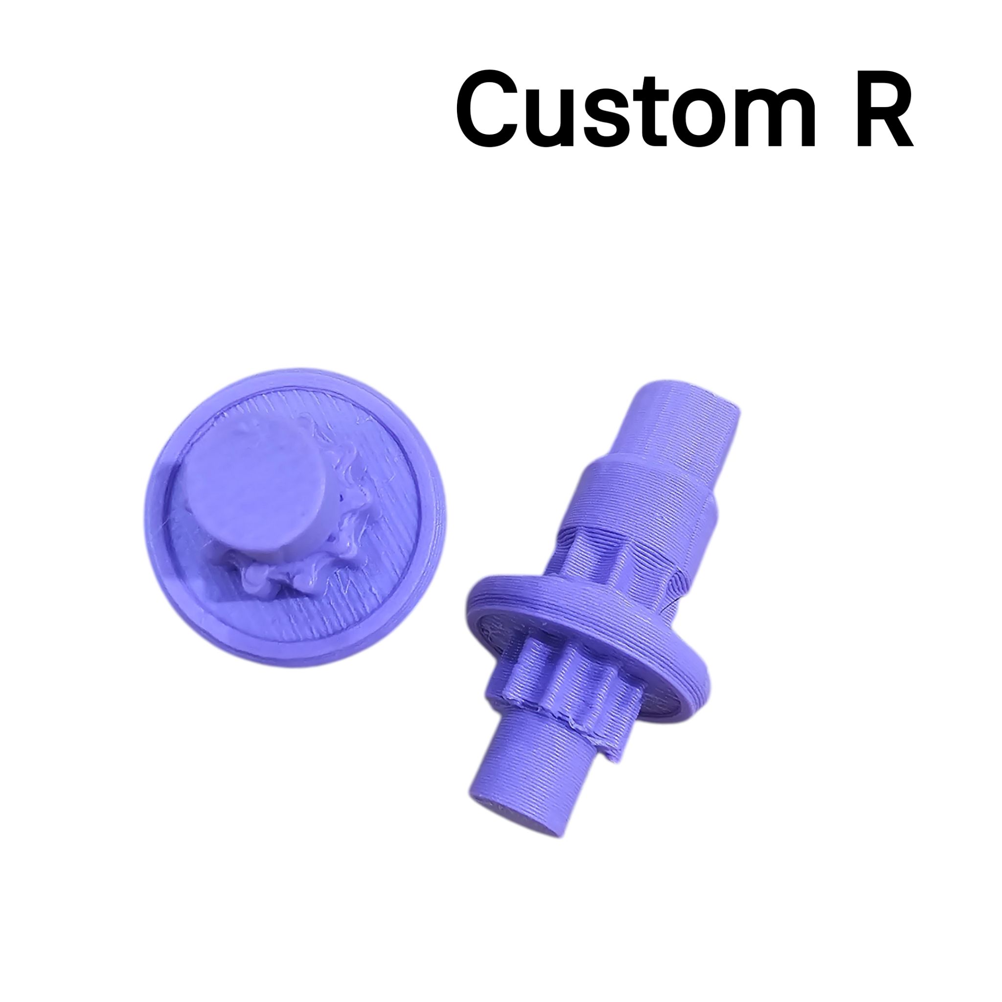 Custom Bit สำหรับ ใส่เล่น เป็นแบบปริ้น 3D ใส่เล่นได้เท่านั้น ไม่สามารถนำไปลงแข่งได้ รุ่นใหม่จะทำแต่สีม่วง เพื่อไม่ให้สับสนกับของแท้ รูปทรง และ อาการ ใกล้เคียง 90%+